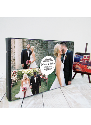 3 lü Fotoğraf ve Yazılı Fotoğraf Albümü