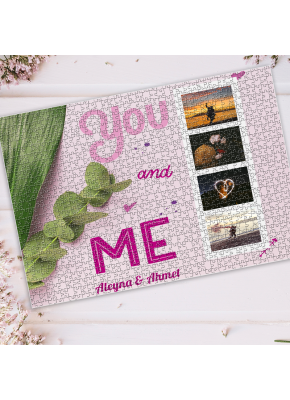 4'lü Fotoğraf You And Me Temalı 500 Parça Puzzle