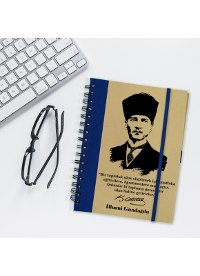 Atatürk ve Öğretmen Temalı Defter