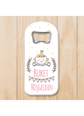 Bebek Temalı Oval Uzun Açacak Magnet 3