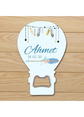 Boho Set Temalı Uçan Balon Magnet