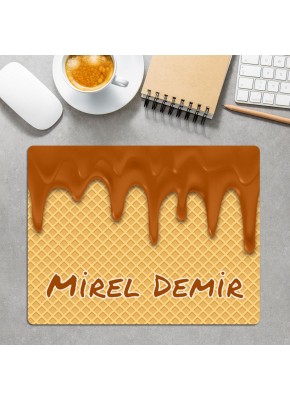 Çikolata Temalı Büyük Dikdörtgen Mouse Pad