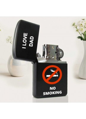 I Love Dad Temalı Zippo Çakmak