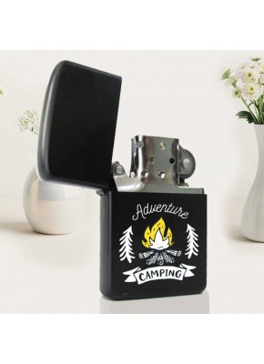 Kamp Temalı Zippo Çakmak