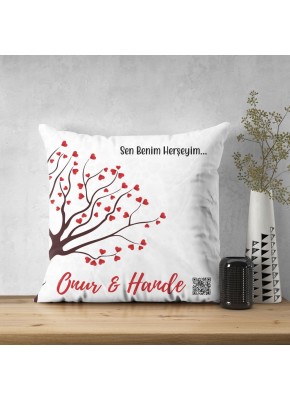 Kişiye Özel  Qr Kodlu Yastık