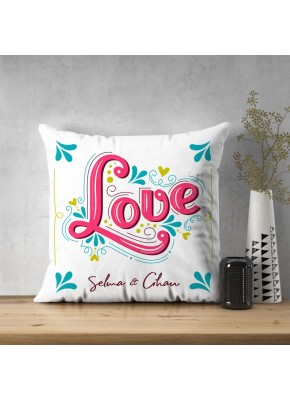 Kişiye Özel Love Temalı Yastık