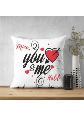 Kişiye Özel You&Me Temalı Yastık
