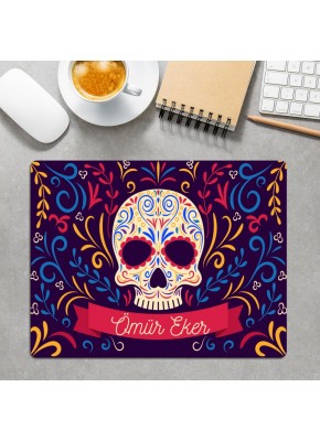 Kuru Kafa Temalı  Büyük Dikdörtgen Mouse Pad