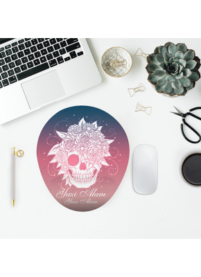 Kuru Kafa Temalı Oval Mouse Pad