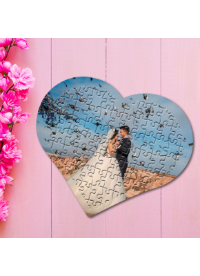 Büyük Boy Kalpli Puzzle