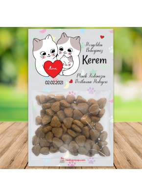 Pisi Ailesi Temalı Doğum Günü Kartlı Mama Paketi 