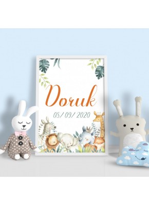 Safari 5 Temalı Kişiye Özel Çerçeve