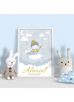 Sevimli Prens Temalı Kişiye Özel Çerçeve