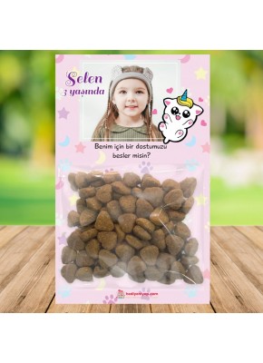 Unicat Temalı Doğum Günü Kartlı Mama Paketi 