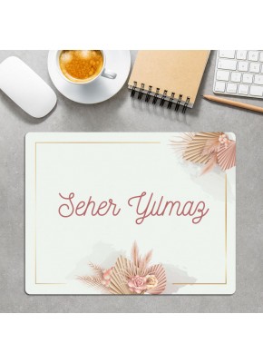 Yaprak Temalı Büyük Mouse Dikdörtgen Mouse Pad